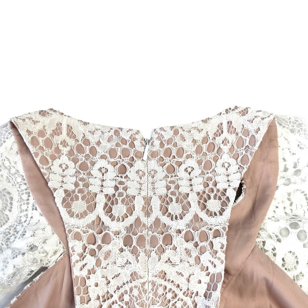 ALEXIS | Bar Lace Ruffle Romper - Picture 8 of 9